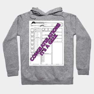 Geek reveal (Purple) Hoodie